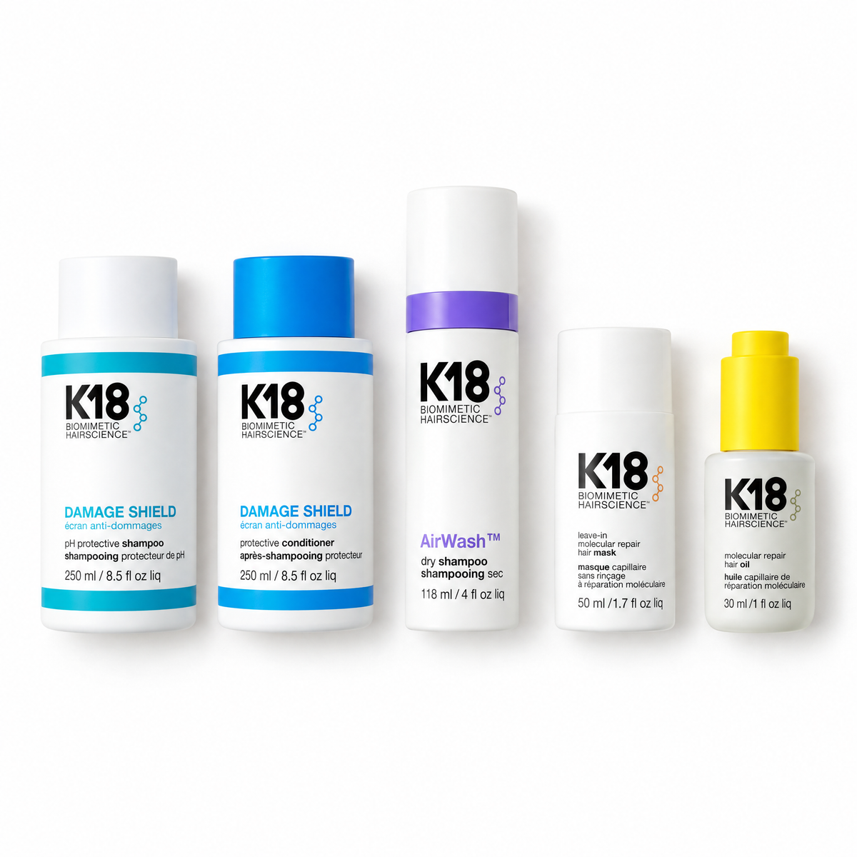 K18 Damage Repair Bundle for bleached and damaged hair