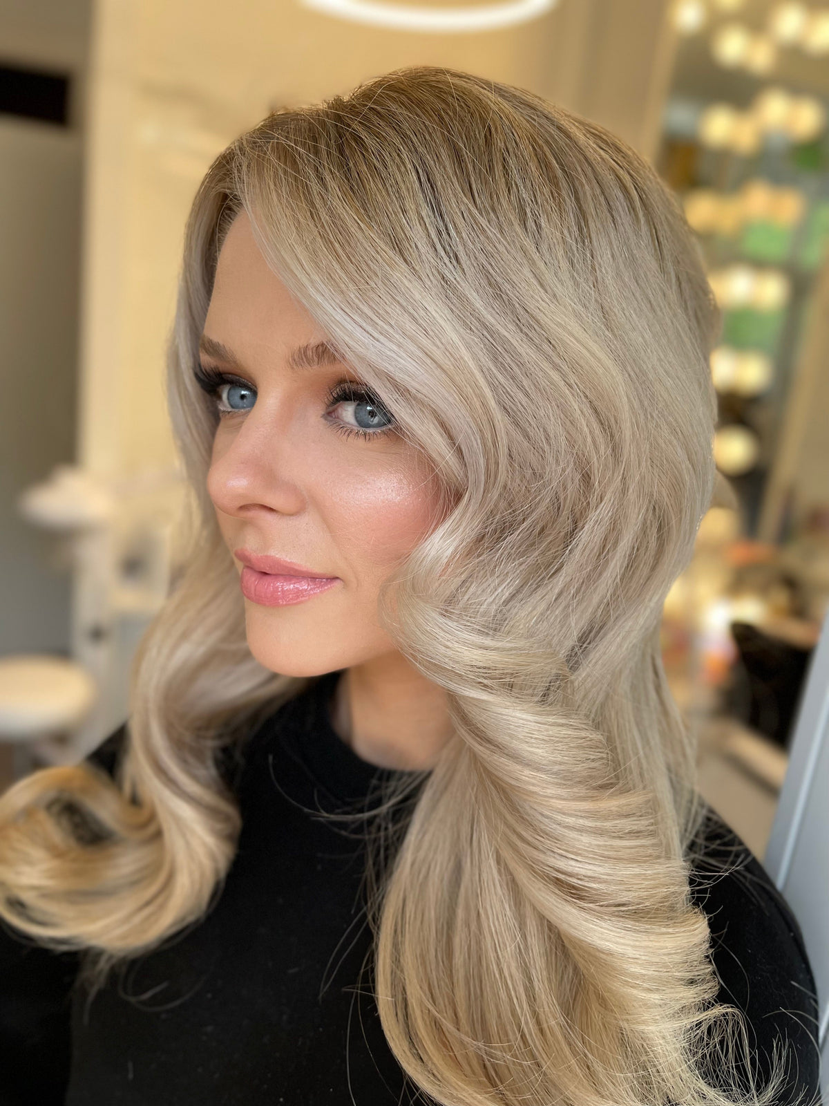 Bright blonde hair colour by Tempt(d) Studio, Toronto